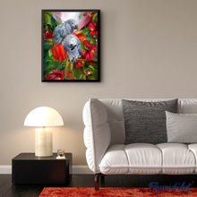 Carica l'immagine nel visualizzatore di Gallery, Diamond Painting - Pappagalli Rossi E Grigi