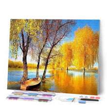 Carica l'immagine nel visualizzatore di Gallery, Diamond Painting - Barca Su Uno Stagno