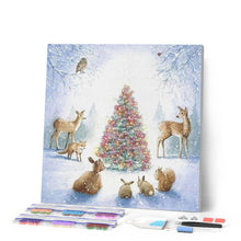 Carica l'immagine nel visualizzatore di Gallery, Diamond Painting - Intorno All'Albero Di Natale