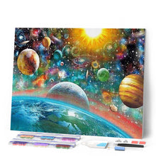 Carica l'immagine nel visualizzatore di Gallery, Diamond Painting - Pianeti