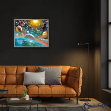 Carica l'immagine nel visualizzatore di Gallery, Diamond Painting - Pianeti
