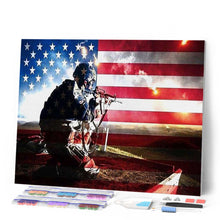 Carica l'immagine nel visualizzatore di Gallery, Diamond Painting - Soldato Americano