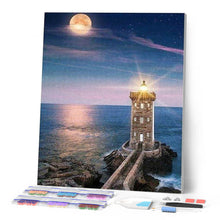 Carica l'immagine nel visualizzatore di Gallery, Diamond Painting - Notte Del Faro