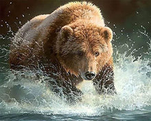 Carica l'immagine nel visualizzatore di Gallery, Diamond Painting - Orso Nel Fiume