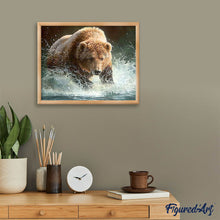Carica l'immagine nel visualizzatore di Gallery, Diamond Painting - Orso Nel Fiume