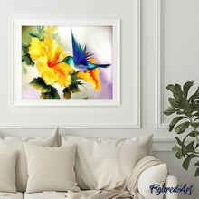 Carica l'immagine nel visualizzatore di Gallery, Diamond Painting - Colibrì Che Svolazza