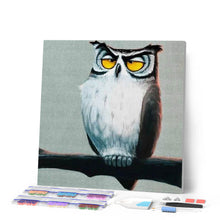 Carica l'immagine nel visualizzatore di Gallery, Diamond Painting - Gufo Sonnolento