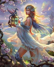 Carica l'immagine nel visualizzatore di Gallery, Diamond Painting - Dea E Drago