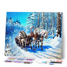 Carica l'immagine nel visualizzatore di Gallery, Diamond Painting - Slitta Nella Neve