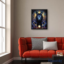 Carica l'immagine nel visualizzatore di Gallery, Diamond Painting - Lupo Scuro