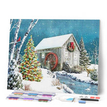 Carica l'immagine nel visualizzatore di Gallery, Diamond Painting - Cabina Vicino Al Fiume