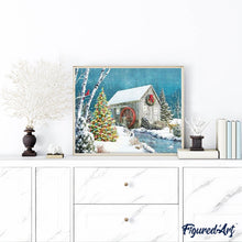 Carica l'immagine nel visualizzatore di Gallery, Diamond Painting - Cabina Vicino Al Fiume