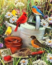 Carica l'immagine nel visualizzatore di Gallery, Diamond Painting - Uccelli In Giardino