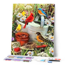 Carica l'immagine nel visualizzatore di Gallery, Diamond Painting - Uccelli In Giardino