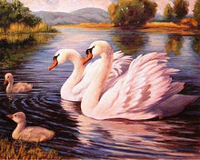 Carica l'immagine nel visualizzatore di Gallery, Diamond Painting - Cigni
