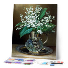 Carica l'immagine nel visualizzatore di Gallery, Diamond Painting - Vaso Di Fiori Di Mughetto