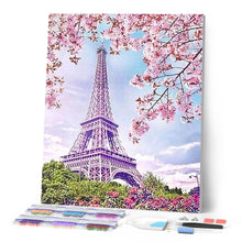 Carica l'immagine nel visualizzatore di Gallery, Diamond Painting - Torre Eiffel In Primavera