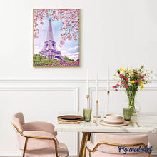 Carica l'immagine nel visualizzatore di Gallery, Diamond Painting - Torre Eiffel In Primavera