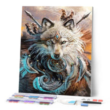 Carica l'immagine nel visualizzatore di Gallery, Diamond Painting - Lupo Combattente