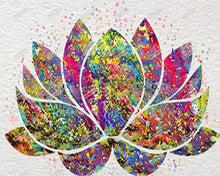 Carica l'immagine nel visualizzatore di Gallery, Diamond Painting - Loto Colorato