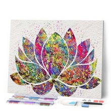 Carica l'immagine nel visualizzatore di Gallery, Diamond Painting - Loto Colorato