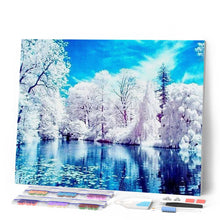 Carica l'immagine nel visualizzatore di Gallery, Diamond Painting - Lago In Inverno