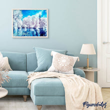 Carica l'immagine nel visualizzatore di Gallery, Diamond Painting - Lago In Inverno