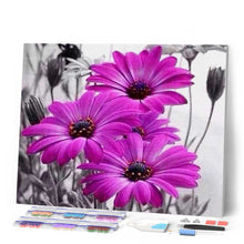 Carica l'immagine nel visualizzatore di Gallery, Diamond Painting - Margherite Viola