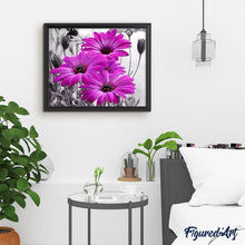 Carica l'immagine nel visualizzatore di Gallery, Diamond Painting - Margherite Viola