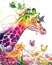 Carica l'immagine nel visualizzatore di Gallery, Diamond Painting - Giraffa Colorata