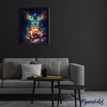 Carica l'immagine nel visualizzatore di Gallery, Diamond Painting - Gufo Celeste