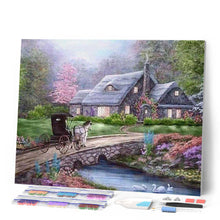 Carica l'immagine nel visualizzatore di Gallery, Diamond Painting - Carrozza Sul Ponte