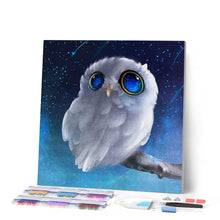 Carica l'immagine nel visualizzatore di Gallery, Diamond Painting - Gufo Bianco Su Un Ramo