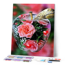 Carica l'immagine nel visualizzatore di Gallery, Diamond Painting - Mela E Rosa
