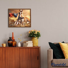 Carica l'immagine nel visualizzatore di Gallery, Diamond Painting - Puledro E Gatto