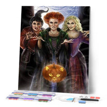 Carica l'immagine nel visualizzatore di Gallery, Diamond Painting - Streghe Di Halloween