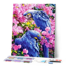 Carica l'immagine nel visualizzatore di Gallery, Diamond Painting - Pappagalli Blu