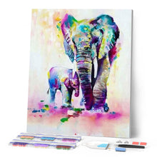 Carica l'immagine nel visualizzatore di Gallery, Diamond Painting - Elefante E Vitello