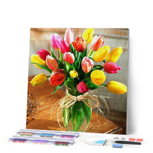 Carica l'immagine nel visualizzatore di Gallery, Diamond Painting - Bouquet Di Tulipani