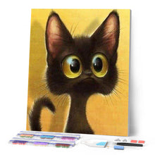 Carica l'immagine nel visualizzatore di Gallery, Diamond Painting - Gattino sorpreso
