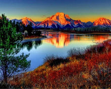 Carica l'immagine nel visualizzatore di Gallery, Diamond Painting - Lago Di Montagna