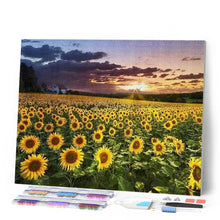 Carica l'immagine nel visualizzatore di Gallery, Diamond Painting - Campo Di Girasoli