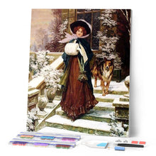 Carica l'immagine nel visualizzatore di Gallery, Diamond Painting - La Donna E Il Suo Cane