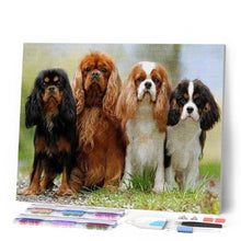 Carica l'immagine nel visualizzatore di Gallery, Diamond Painting - Famiglia Di Cuccioli