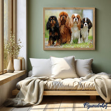 Carica l'immagine nel visualizzatore di Gallery, Diamond Painting - Famiglia Di Cuccioli