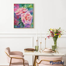 Carica l'immagine nel visualizzatore di Gallery, Diamond Painting - Rose In Fiore