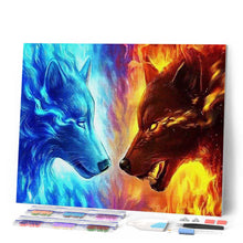 Carica l'immagine nel visualizzatore di Gallery, Diamond Painting - Lupi Pronti A Combattere