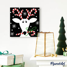 Carica l'immagine nel visualizzatore di Gallery, Diamond Painting - Renne Di Natale