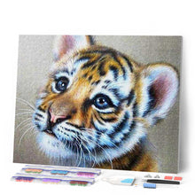 Carica l'immagine nel visualizzatore di Gallery, Diamond Painting - Cucciolo Di Tigre
