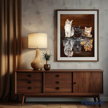 Carica l'immagine nel visualizzatore di Gallery, Diamond Painting - Riflesso Del Gattino